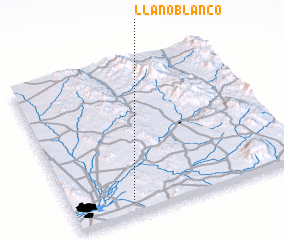 3d view of Llano Blanco