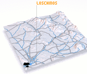 3d view of Los Chinos