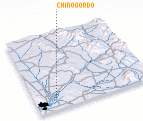 3d view of Chino Gordo