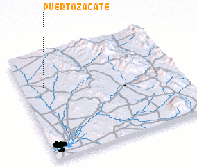 3d view of Puerto Zacate