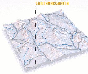 3d view of Santa Margarita