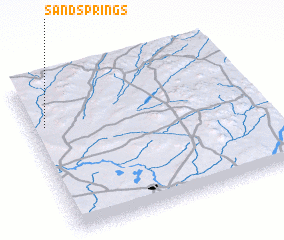 3d view of Sand Springs