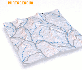 3d view of Punta de Agua