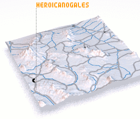 3d view of Heroica Nogales
