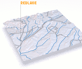 3d view of Red Lake