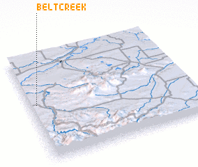 3d view of Belt Creek