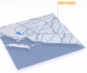 3d view of Santiago