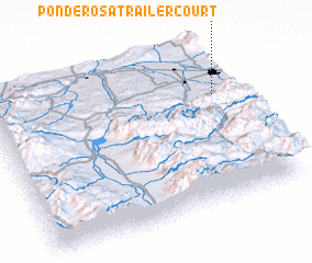 3d view of Ponderosa Trailer Court