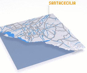 3d view of Santa Cecilia