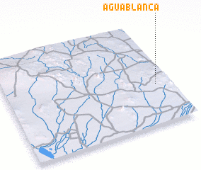 3d view of Agua Blanca