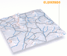 3d view of El Quemado