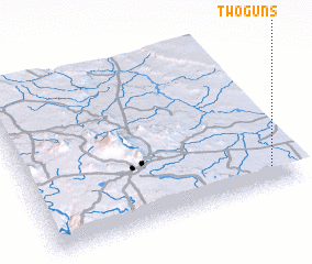 3d view of Two Guns