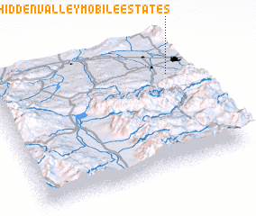 3d view of Hidden Valley Mobile Estates