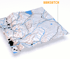 3d view of Wahsatch
