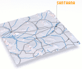 3d view of Santa Ana