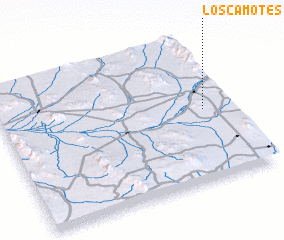 3d view of Los Camotes