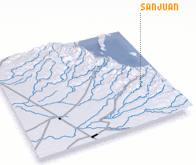 3d view of San Juan