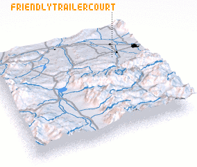 3d view of Friendly Trailer Court