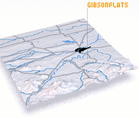 3d view of Gibson Flats