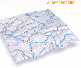 3d view of Jones Crossing