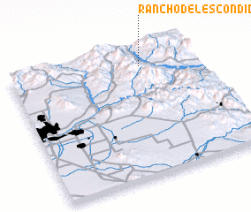 3d view of Rancho Del Escondido