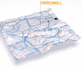 3d view of Church Hill