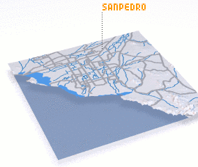 3d view of San Pedro