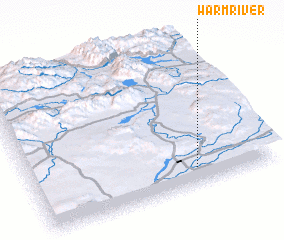 3d view of Warm River