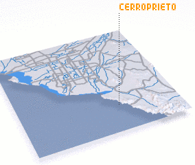 3d view of Cerro Prieto