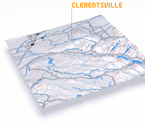 3d view of Clementsville