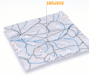 3d view of San José