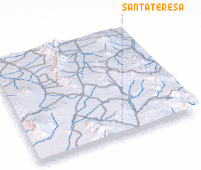 3d view of Santa Teresa