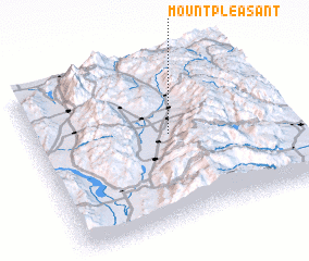 3d view of Mount Pleasant