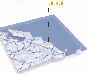 3d view of San Juan