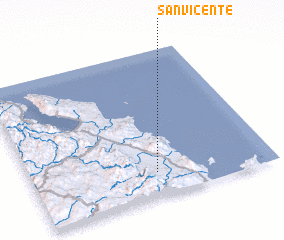 3d view of San Vicente