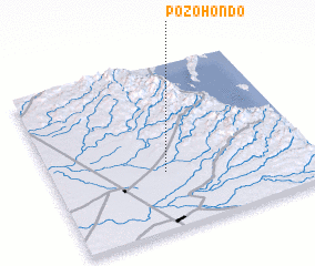 3d view of Pozo Hondo