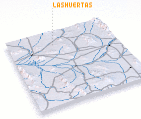 3d view of Las Huertas