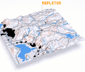 3d view of Mapleton