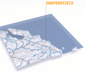 3d view of San Francisco