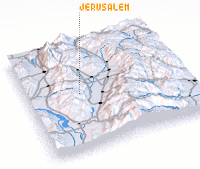 3d view of Jerusalem