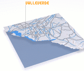 3d view of Valle Verde