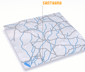 3d view of Santa Ana