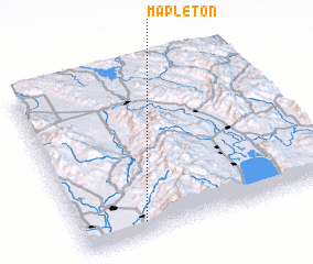 3d view of Mapleton