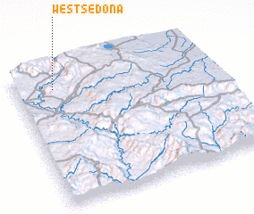 3d view of West Sedona