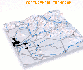 3d view of Eastway Mobile Home Park