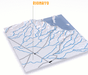 3d view of Río Mayo