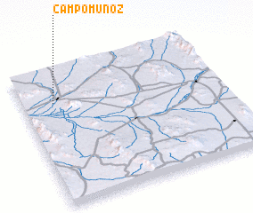 3d view of Campo Muñoz