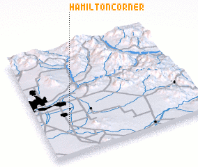 3d view of Hamilton Corner