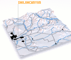 3d view of Shiloh Canyon