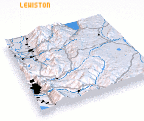 3d view of Lewiston